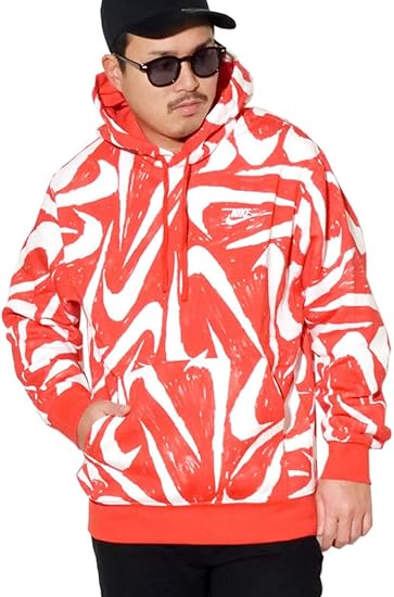 Amazon ナイキ Nike パーカー 大きいサイズ メンズ Usaモデル B系 ストリート M Nsw Club Hoodie Aop 2 Ck2230 3カラー 並行輸入品 トレーナー パーカー 通販