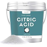 6 lb Citric Acid Powder Food Grade, Citric Acid Crystals, 100% Pure | Citric Acid for Cleaning, Canning and Baking, 100% Pure, Natural Preservative, Ideal for DIY Bath Bombs
