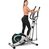 THERUN Elliptical Exercise Machine, Magnetic Elliptical Machine for Home | Hyper-Quiet &amp; Smooth, 16 Resistance Levels, 13.2&ndash;17.6 LBS Flywheel, 14.3&ndash;15.3" Stride, Pulse Sensor, LCD Monitor