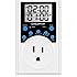Timer Outlet, Nearpow Multifunctional Infinite Cycle Programmable Plug-in Digital Timer Switch With 3-prong Outlet for Appliances, Energy-saving Timer, 15A/1800W