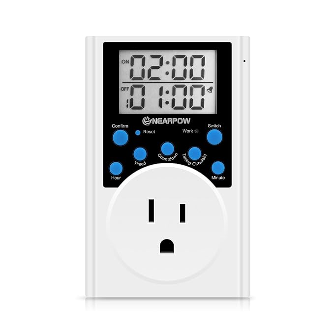 Buy NEARPOW Timer Outlet, Nearpow Multifunctional Infinite Cycle