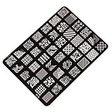 Kingfansion Nail Stamping Printing Plate Image Stamps Plate Manicure Nail Art Decor