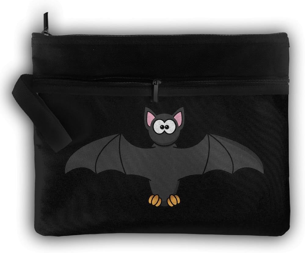 Cartoon Bat Printable Template Paper Craft Fashion Trip Toiletry Bag Travel Receive Bag Toiletry Jewelry Bag