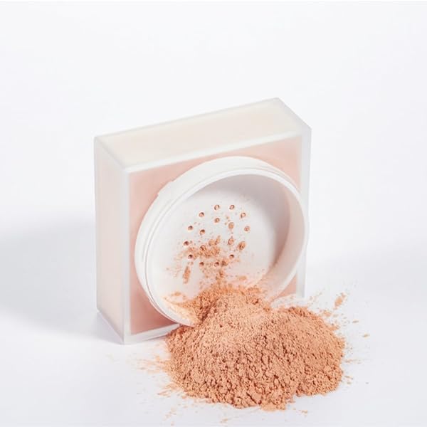 MAEPEOR SETTING POWDER 8 COLORS SMOOTH AND LIGHTWEIGHT MATTE FACE POWDER FOR BRIGHTENING AND SETTING MAKEUP WITH FACE PUFF (1.76 OZ, P04 WARM ORANGE)