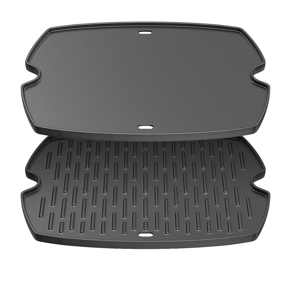 Photo 1 of Safbbcue 7582 17" Cast Iron Cooking Griddle for Weber Q1000 Q1200 Q1400 Q100 Q120 Q140 Series GS4 Grills, Griddle Plate for Weber 50060001 50060301 386001 386002 Grill, Replaces Grate #7644#65810