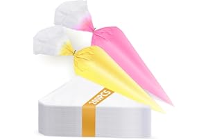 Professional Disposable Piping Bags for Cake Decorating, Pastry, Frosting