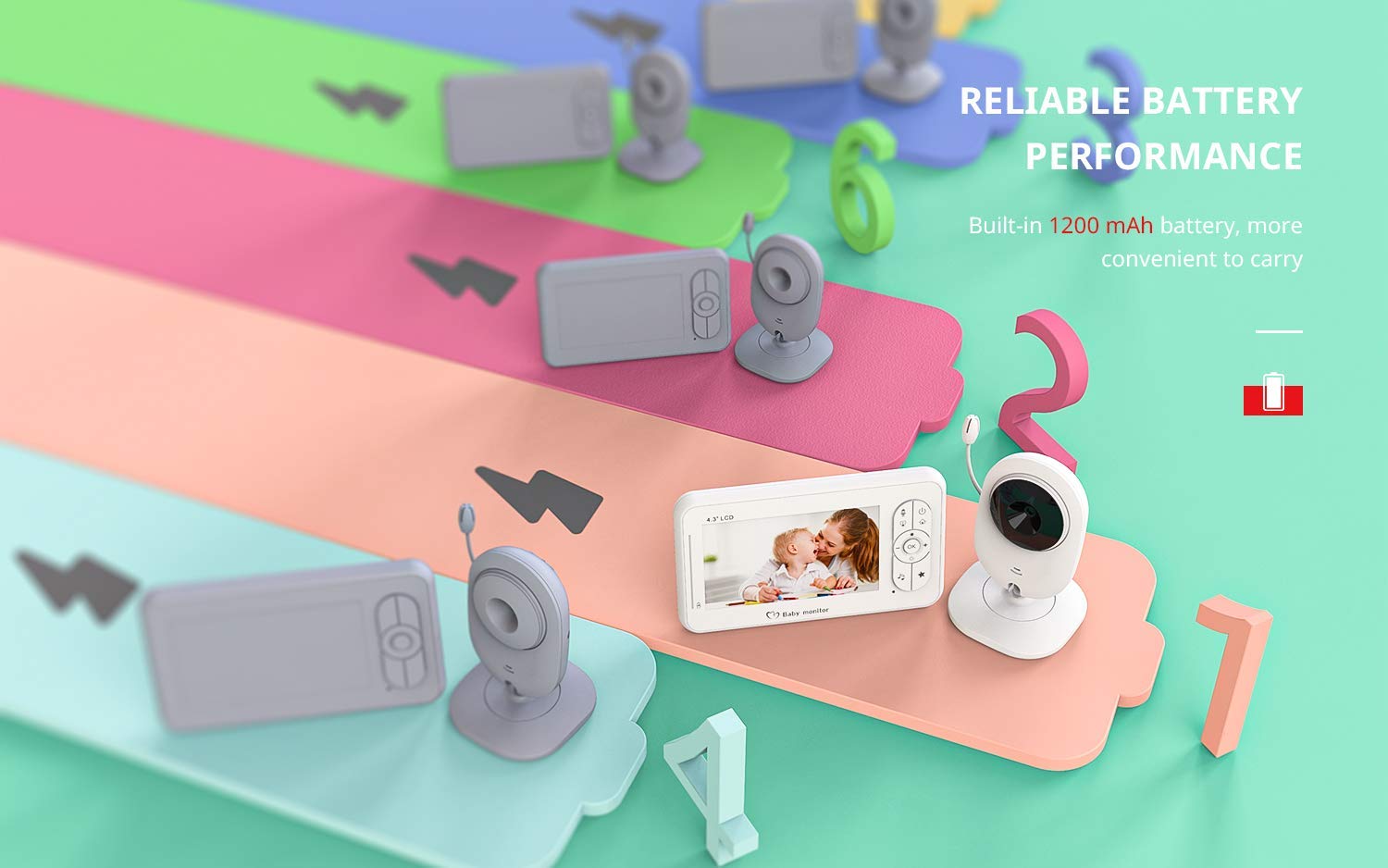 cooau baby monitor