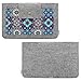 Te-Rich Macbook Air 11 Inch (Durable, Lightweight, Floral Design) Felt Sleeve Case Bag Protective Carrying Briefcase with Accessory Pouch