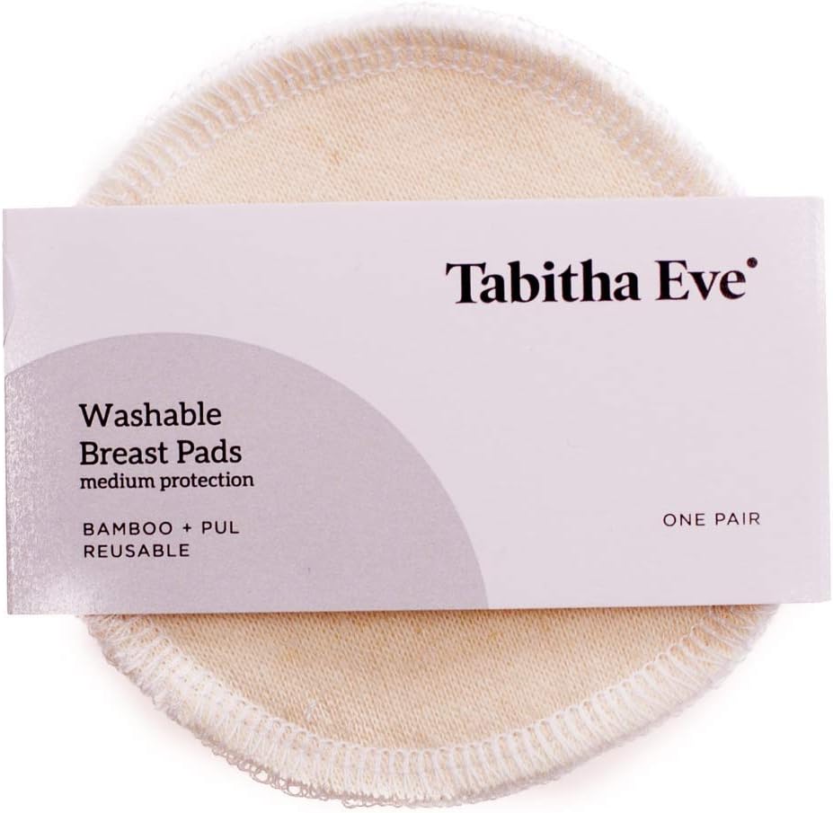 Tabitha Eve - Organic Hemp Breast Pads - Washable - Made in UK (Medium/Day)