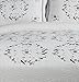 MODERN HEIRLOOM Gwen, King Bedspread, White/Purple