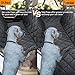 Veckle Cargo Liner, Waterproof SUV Cargo Cover for Dog Nonslip Mat Dog Seat Cover Cargo Protector for SUVs Sedans Vans