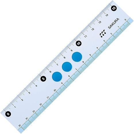 Amazon サクラクレパス 直線定規 小学生文具 15cm Gジヨウギ15 36 ブルー 個 定規 文房具 オフィス用品