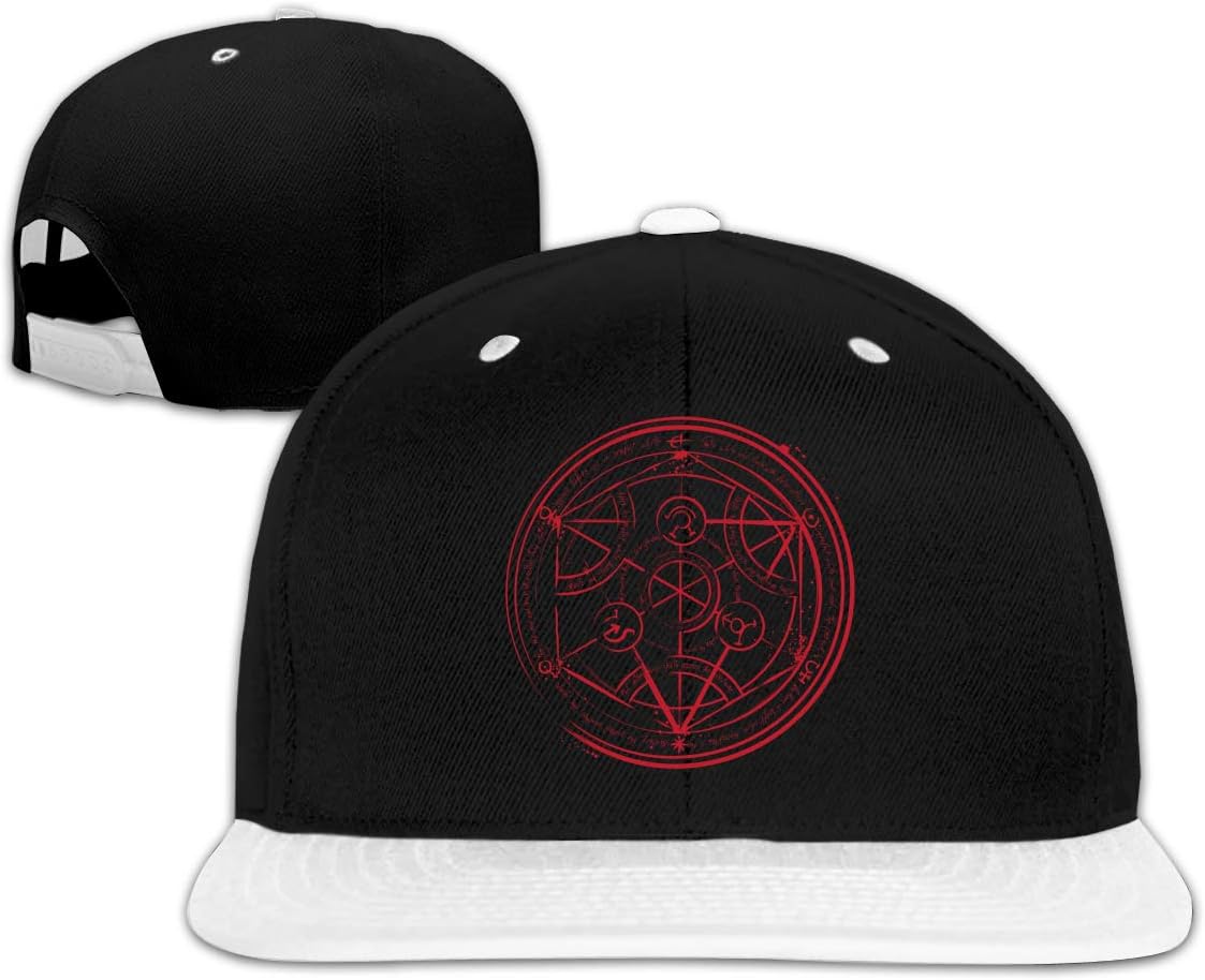 Uriayloer Duo Full Metal Alchemist Anime Manga Japan Unisex Trucker Dad Hat Hip Hop Casual Baseball Cap Adjustable Denim Cap