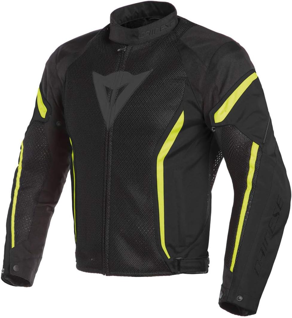 Dainese Air Crono 2 Textile Jacket (58) (Black/Black/Fluorescent Yellow)