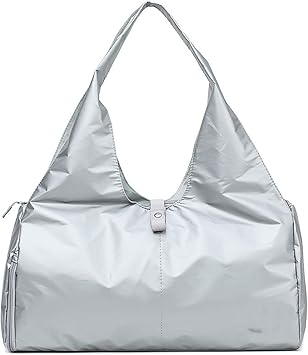silver grey shoes and handbags