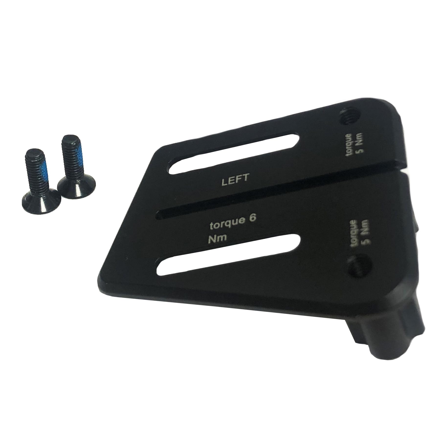 Deda Elementi Jet One Bridge Left Hand Including M4x12mm Bolts, One Size, Black