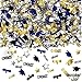 KatchOn, Congrats Grad Confetti 2025 - Pack of 1000 | Graduation Table Decorations 2025 | Grad Confetti Class of 2025,Navy Blue and Gold Graduation Decorations 2025