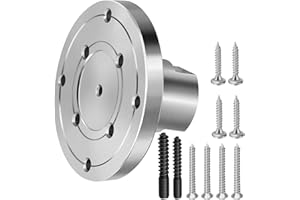 SENDUO Woodworking 4" Lathe Faceplate with Screwchuck,for 1" x 8TPISpindle