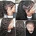 360 Lace Frontal Wig 250% Density Pre-Plucked Hairline 360 Lace Front Human Hair Wig Curly Hair Wig for Black Women (14inch with 250% density)