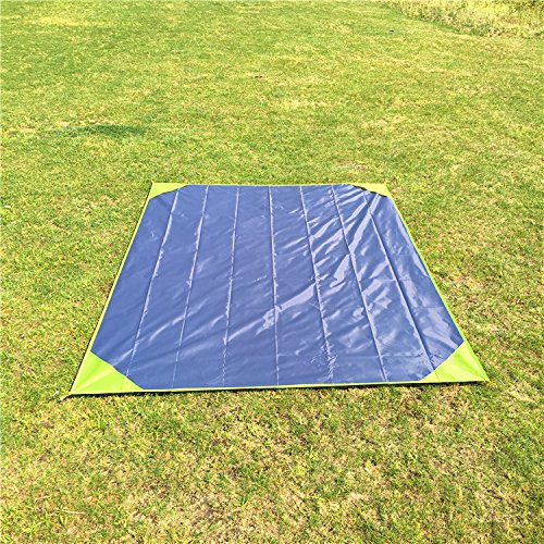 Survivalist Waterproof Camping Tarp Mutifunctional Tent Footprint Mat for Picnic Hiking with Drawstring Carrying Bag