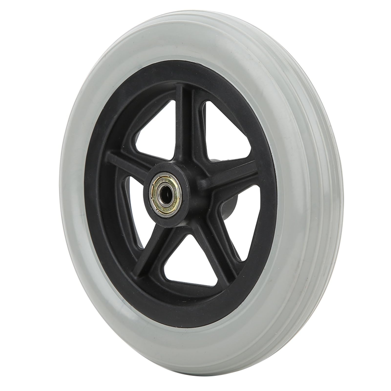 Wheelchair Wheels，7 Inch Wheelchair Front Wheels，Disabled Old People Walk Chair Wheelchair Rubber Wheels