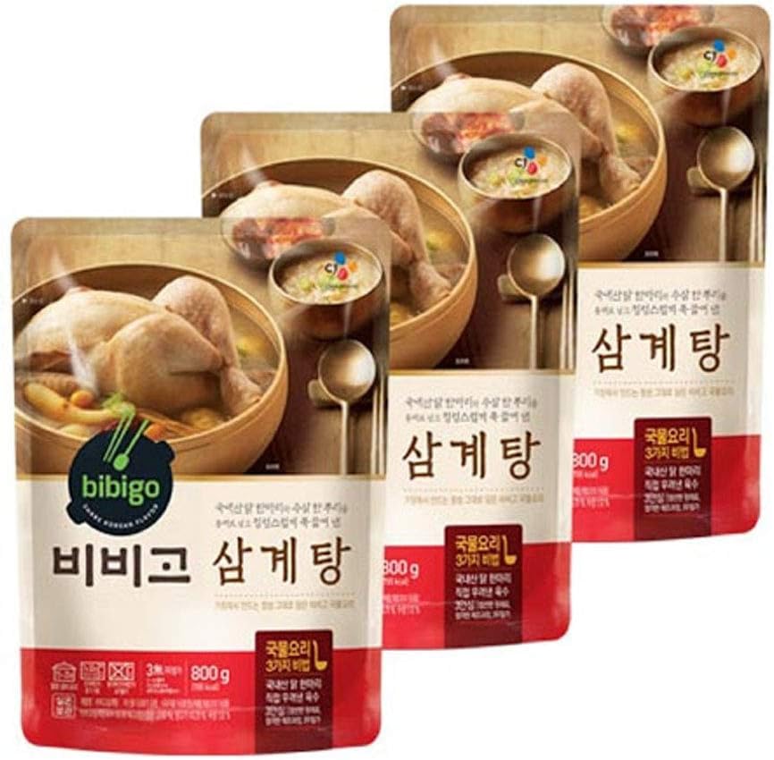 [ 3 Packs ] Korean Bibigo Samgyetang 삼계탕 800g