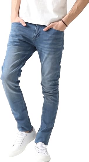 中庭 感覚 革命的 メンズ スキニー 極細 1 Asunaro Jp