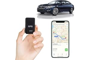 CarTour GPS Tracker for Vehicles, Mini Magnetic GPS Real time Car Locator, Full USA Coverage, No Monthly Fee, Long Standby GSM SIM GPS Tracker for Vehicle/Car/Person Mate Black