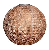 Allsop 31406 Soji Stella Market Handmade LED Outdoor Solar Lantern, 12X12, Copper