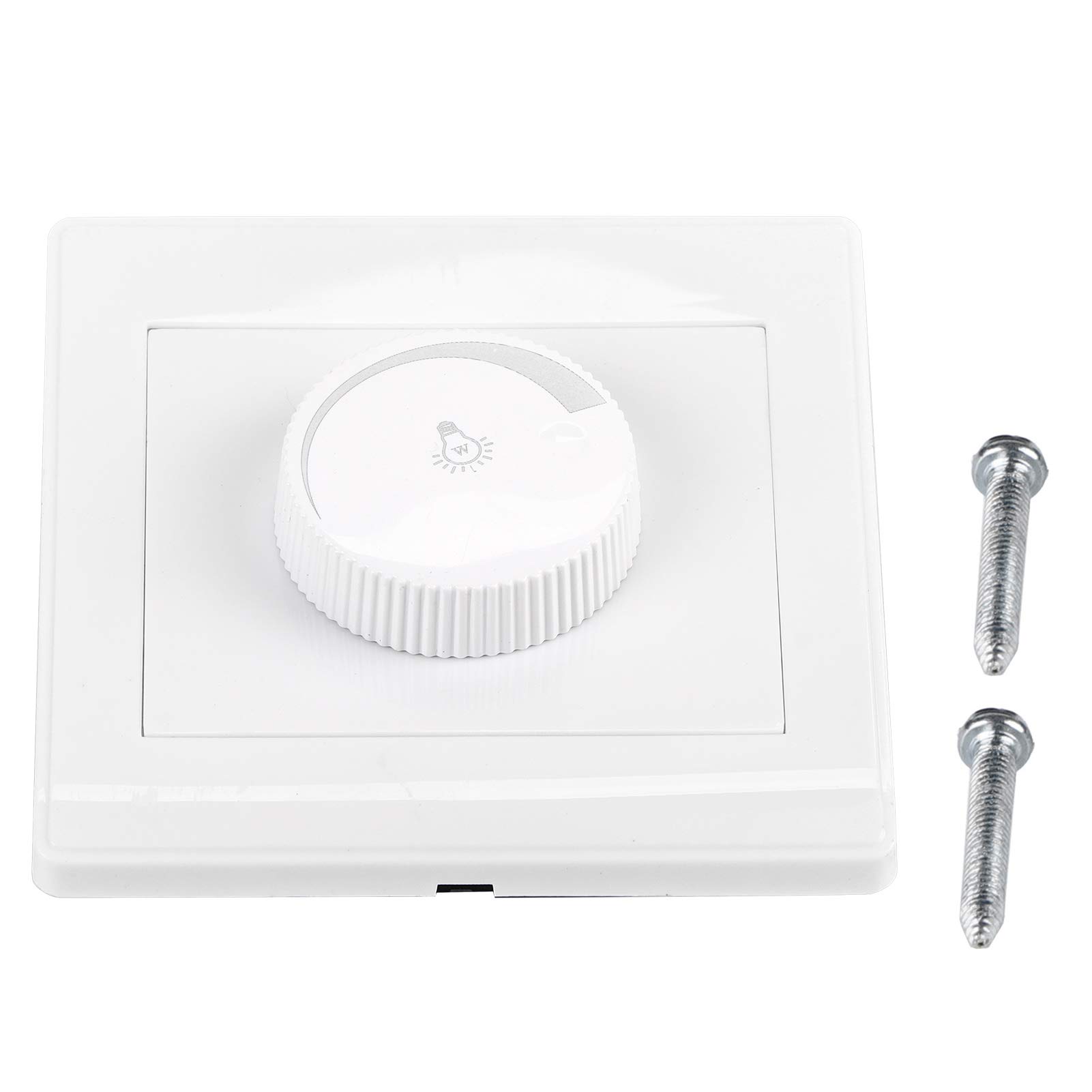 Light Dimmer Switch Practical Home Wall Mounted Rotary Knob Lamp Brightness Control Panel Dimmer Switch