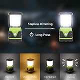Lepro 1000 Lumen LED Camping Lantern Battery Powered Dimmable Warm Daylight view 3