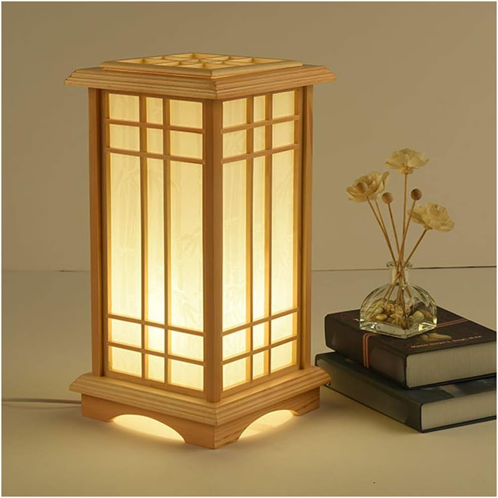 ATRNA Lámpara de Pie, Lámpara de Mesa Estilo Japonés Inicio Piso de