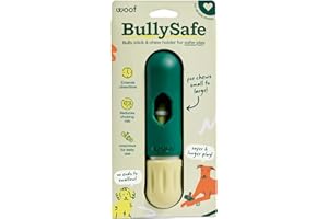 WOOF BullySafe - Bully Stick Holder - Durable Dog Chew Holder for Safe, Long-Lasting Play - Easy to Clean - No More Swallowed Ends - Best for Dogs 10+ lbs