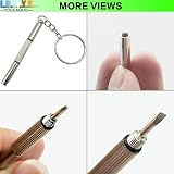 LRMYS 3-in-1 Mini Screwdriver Keychain Stainless Steel Eyeglass Watch Jewelry view 8
