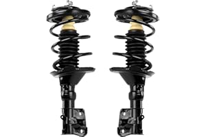 TRIBLE SIX Pair Front Complete Struts Coil Spring Assembly Replacement for 2001-2005 Honda Civic & 2001 2002 2003 Acura EL Front Shock absorbers Kit-171433-171434