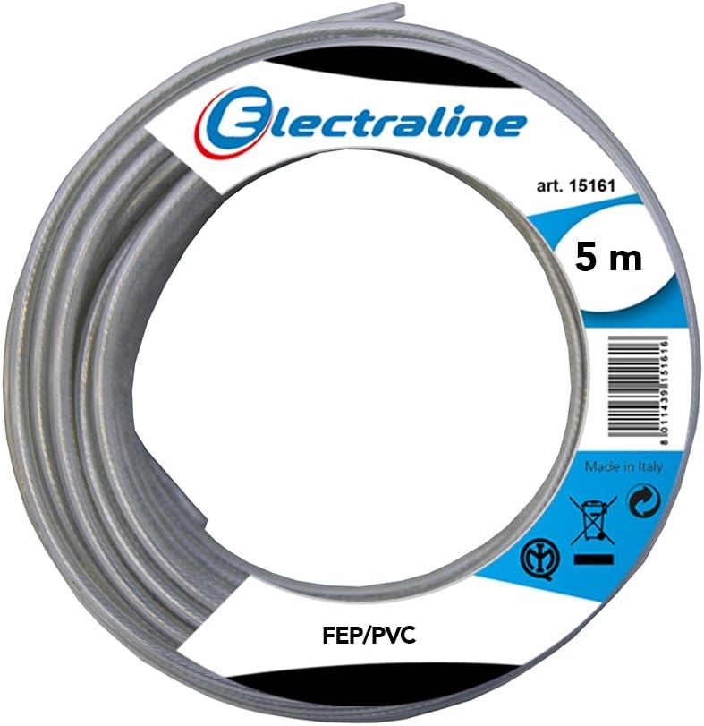 Cable Fep/PVC – 2x075 mm – 5 m – Transparent