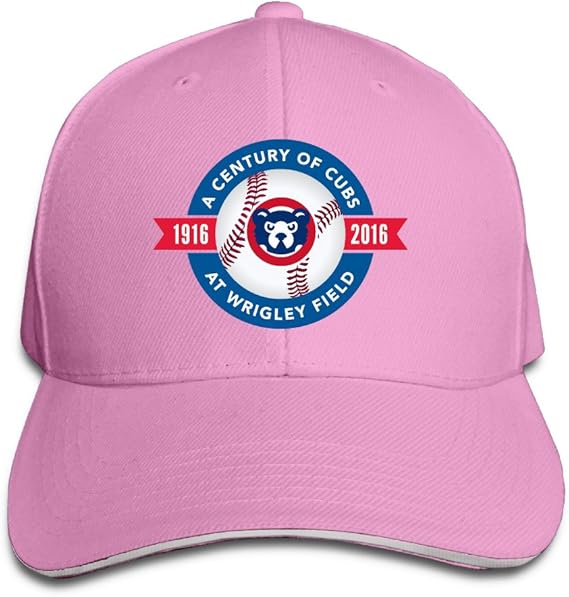 Amazon ちひろ シカゴ カブス 熊 ベースボール イラスト 恋人用 野球用キャップ おしゃれ 釣り ピンク サイズ フリー キャップ 通販