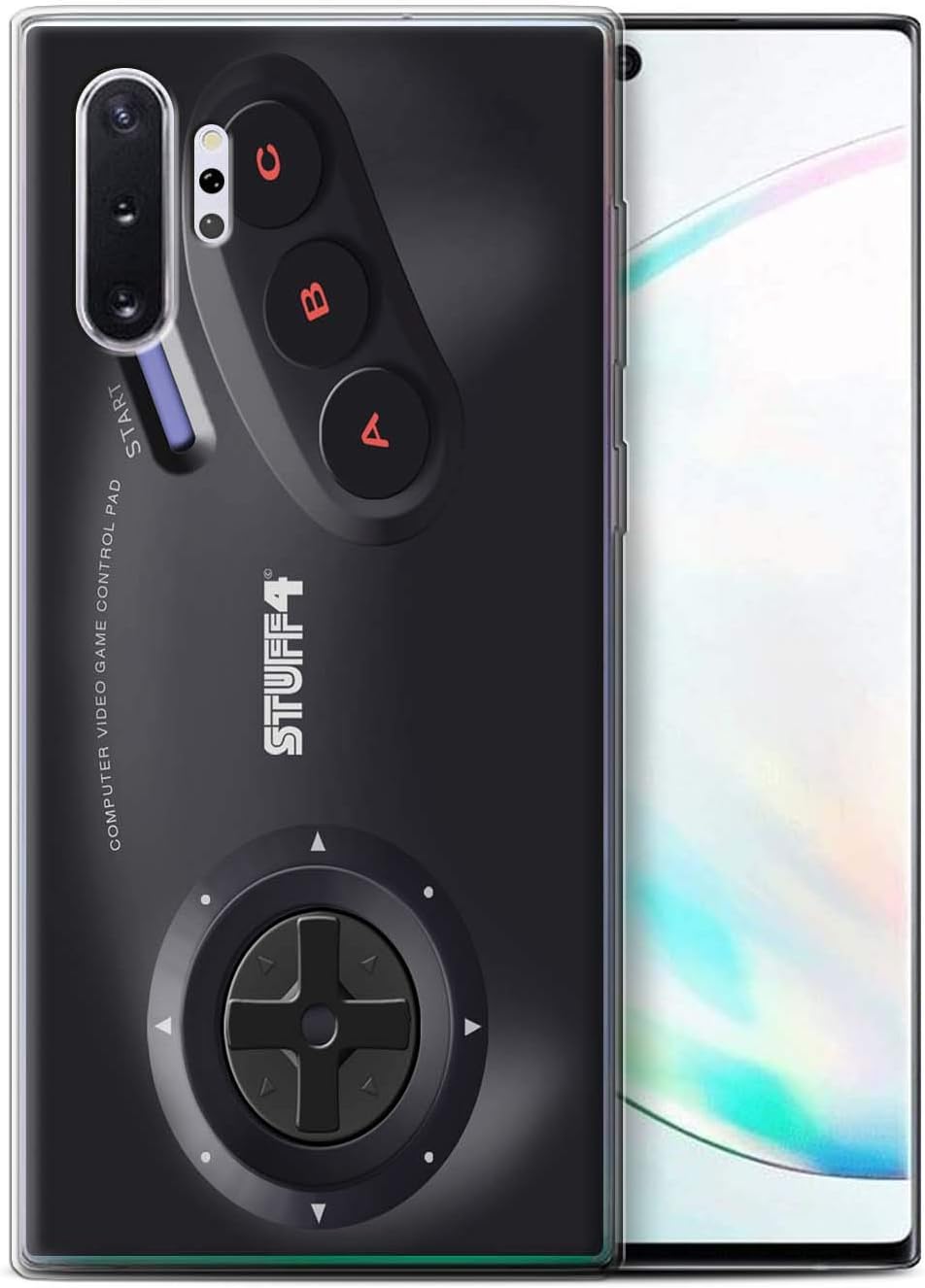 eSwish Gel TPU Phone Case/Cover for Samsung Galaxy Note 10+/Plus/5G / Sega Megadrive Design/Games Console Collection
