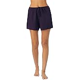 Nautica Womens Sleep Shorts - Mid-Thigh, Lightweight, Breathable Pajama Bottoms - Cotton Knit Jersey Sleepwear and Loungewear