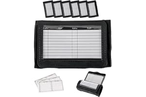 DUKAANDAAR DD QB Playbook Wristband Youth and Adult Size - Black Football Quarterback Play Wristbands for Adult and Youth - Wrist Coach for All Sports with 3 Compartments