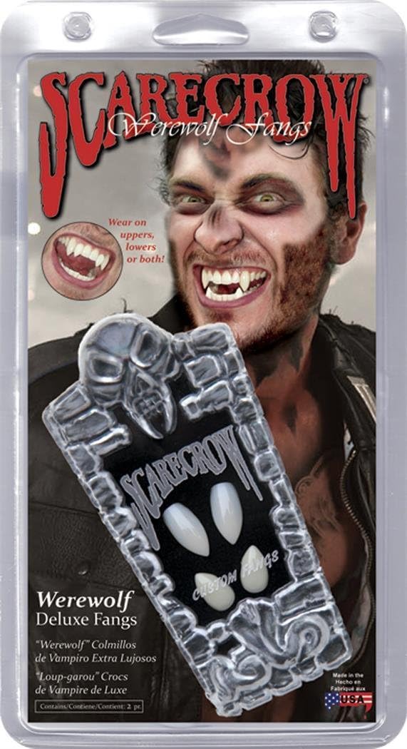 Scarecrow Deluxe Werewolf Fangs - Adult Std.