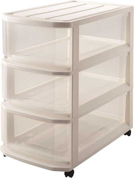 Amazon 天馬 押入れ収納 フェミーネケース 押入れ用 66 3段 ホワイト 幅39x奥行66x高さ68cm 収納ケース ボックス オンライン通販