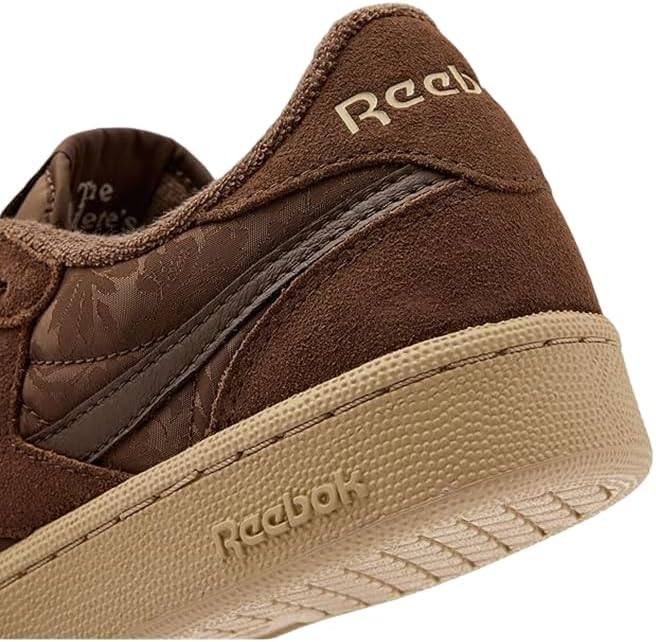 Baskets Club C Revenge Vintage II pour Femme, Marron Simple, Beige Simple, 39 EU