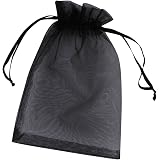 Lot De 50 Sachets Cadeaux En Organza Avec Cordon - Pour Mariage, Bijoux, Petits Cadeaux - Crème
