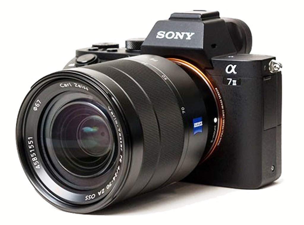 Sony Alpha 7 II | Full-Frame Mirrorless Camera with Zeiss 24-70 mm f/4.0 Zoom Lens ( 24.3 Megapixels, Fast Hybrid Autofocus, 5-axis in-body optical image stabilisation, XAVC S Format Recording )