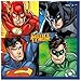 DC Comics Justice League Superheros Birthday Party Supplies Pack Bundle Serves 16 ; Plates, Cups, Napkins, Banner, & Table Cover