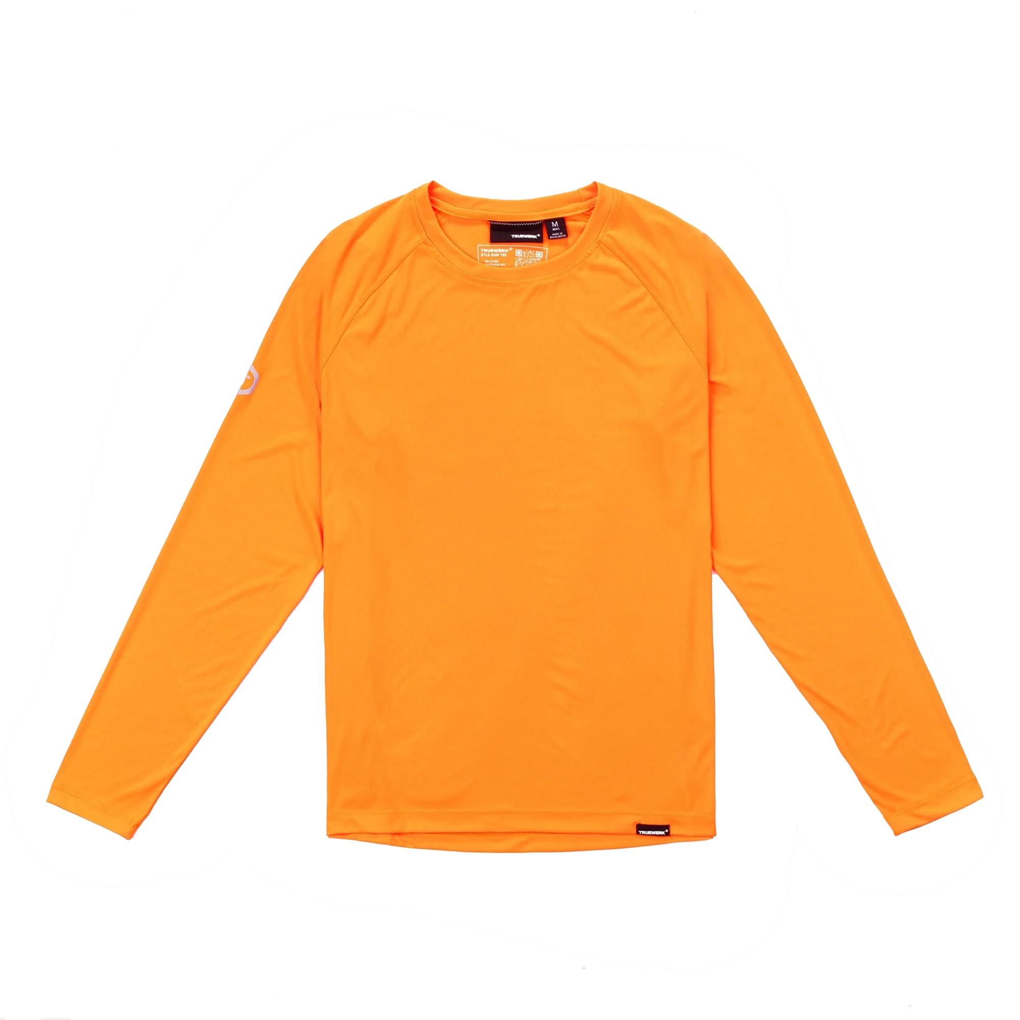 Photo 1 of TRUEWERK B1 Sun Long Sleeve Tee for Men, Sun Protection Shirts, Moisture Wicking, UPF +50 Thermo Regulating Shirt, Viz Orange, S