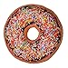 Wemi TIPINOICE Large Doughnut Throw Pillow Soft Novelty Doughnut Shaped Ring Plush Cushion Pillow 40cm