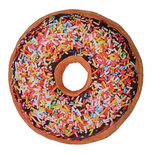 Large Soft Novelty Doughnut Donut Shaped Ring Plush Cushion Pillow 40cm