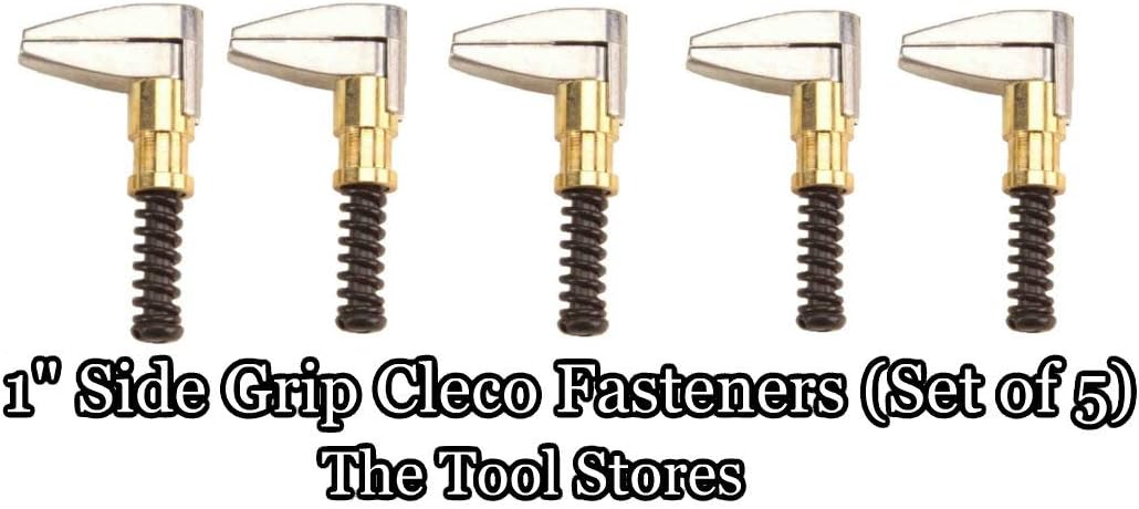 1" Side Grip Cleco Fasteners (Set of 5)